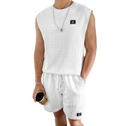 Men's Sport Suit Suit Sleeveless Tank Top Shorts Two-piece Set