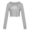 Women Fashion Active Hoodies Long Sleeve Crop Top Letter Print Loose Hooded sudaderas mujer harajuku hoodie sweat femme NEW