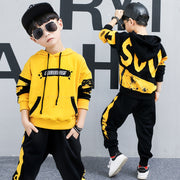 Boy's hooded sports suit