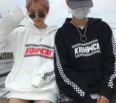 KIO CHECKER HOODIE