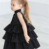 Fashion Simple Solid Color Sleeveless Small And Medium Girl Dress