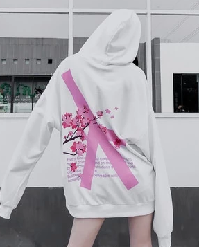 Floral hoodie