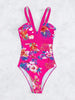 Women's Floral Bikini One-piece Swimsuit