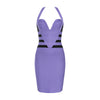 Halter Backless Bandage Stitching Temperament Party Dress