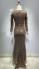 Sequins Sheath Long Bandage One-piece Dress