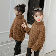 Girls plus fleece sweater