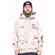 Graffiti Splash Ink Hip Hop High Street Distressed Retro Hoodie For Men And Women