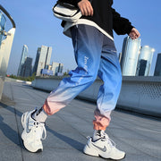 Trendy Gradient Color Trousers Men