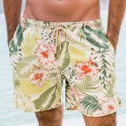 Men's Printed Loose Hot Springs Casual Beach Shorts