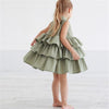 Fashion Simple Solid Color Sleeveless Small And Medium Girl Dress