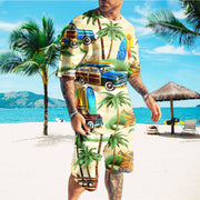 Men's Casual Sports Suit Printed Cool