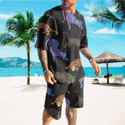 Men's Casual Sports Suit Printed Cool