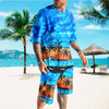 Men's Casual Sports Suit Printed Cool