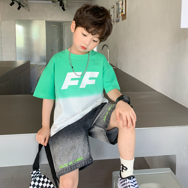 Children's Clothing Men's Short-sleeved Suits Are Fashionable And Cool