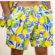 Men's Printed Loose Hot Springs Casual Beach Shorts