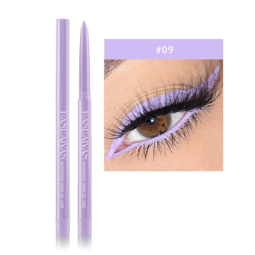 20 Color Cat Eye Makeup Waterproof Neon Colorful Liquid Eyeliner Pen Make Up Comestics Long-lasting Black Eye Liner Pencil