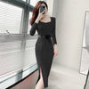 Women's Slim Package Hip Dresses